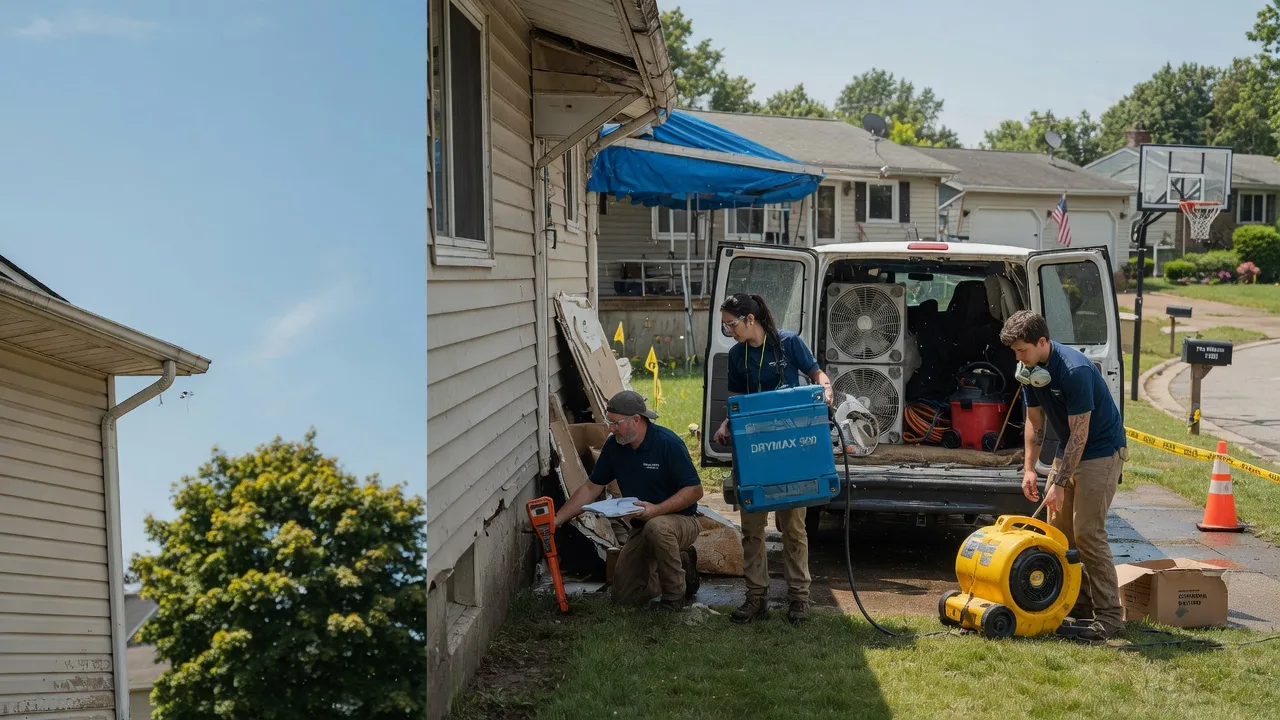Ceiling Leak Cleanup in Blue Springs, NE near me